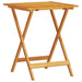 Set Mobilier Exterior Manual 3 pcs Lemn Natural 60 x 60 x 75 cm - WALTI WALTI