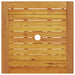 Set Mobilier Exterior Manual 3 pcs Lemn Natural 60 x 60 x 75 cm - WALTI WALTI