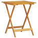 Set Bistro Pliabil 3 pcs Maro Lemn Solid de Acacia - WALTI WALTI