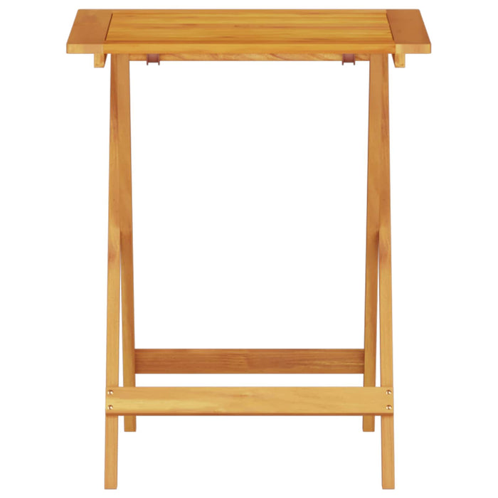 Set Bistro Pliabil 3 pcs Maro Lemn Solid de Acacia - WALTI WALTI