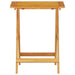 Set Bistro Pliabil 3 pcs Maro Lemn Solid de Acacia - WALTI WALTI
