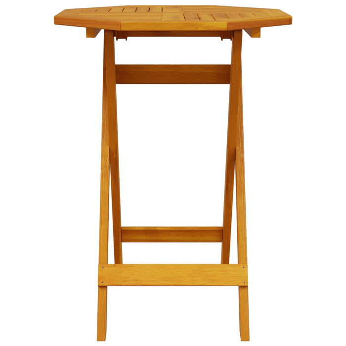 Set Bistro Pliabil Manual 3 pcs Acacia natural 60 x 60 x 75 cm - WALTI WALTI