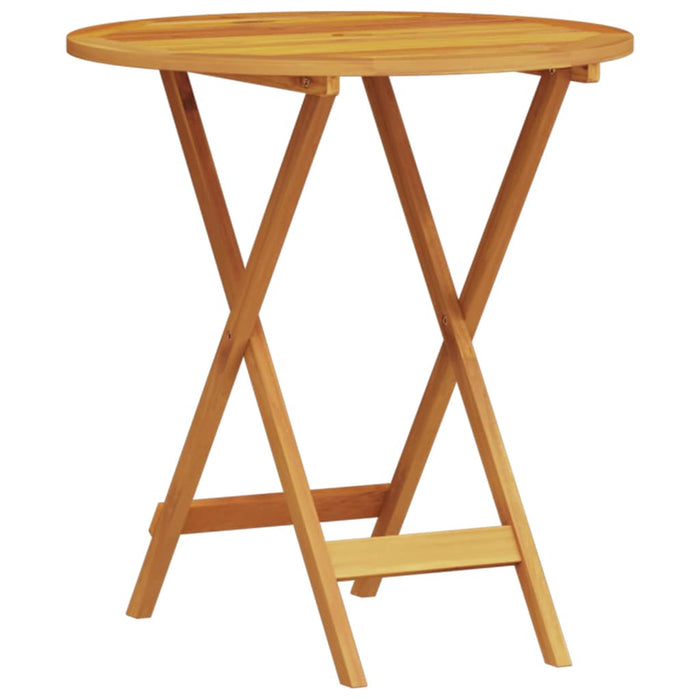 Set de mobilă de exterior 3 pcs Lemn Natural 70 x 70 x 75 cm - WALTI WALTI