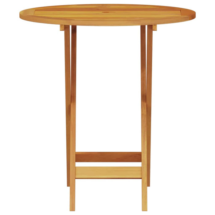 Set de mobilă de exterior 3 pcs Lemn Natural 70 x 70 x 75 cm - WALTI WALTI