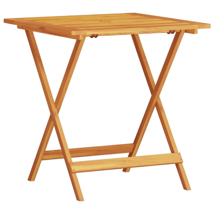 Set mobilier de exterior 3 pcs Lemn natural 70 x 70 x 75 cm - WALTI WALTI
