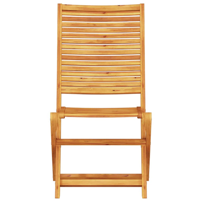 Set mobilier de exterior 3 pcs Lemn natural 70 x 70 x 75 cm - WALTI WALTI