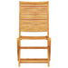 Set mobilier de exterior 3 pcs Lemn natural 70 x 70 x 75 cm - WALTI WALTI
