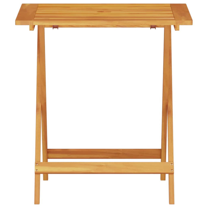 Set mobilier de exterior 3 pcs Lemn natural 70 x 70 x 75 cm - WALTI WALTI