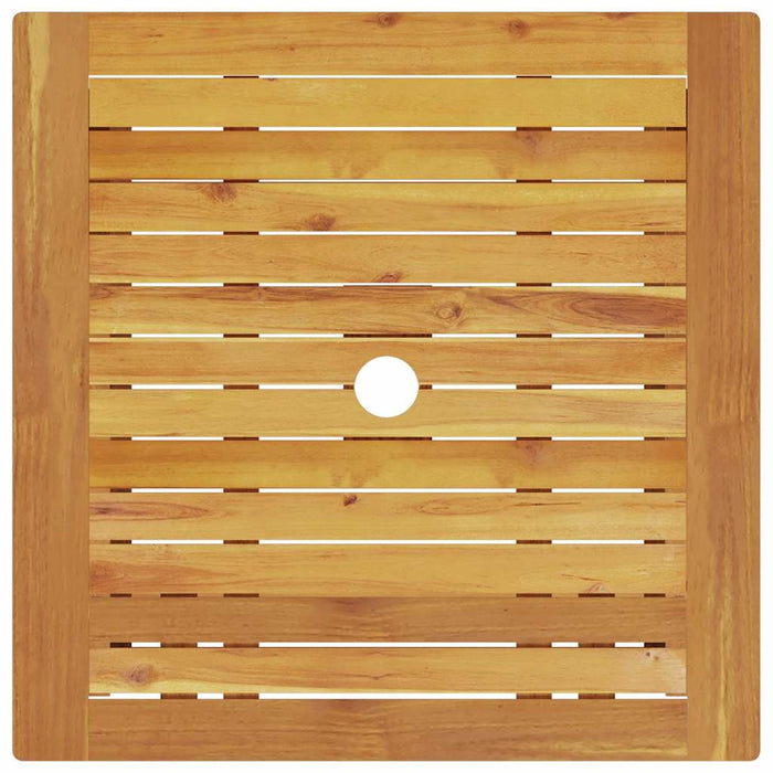 Set mobilier de exterior 3 pcs Lemn natural 70 x 70 x 75 cm - WALTI WALTI