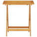 Set Bistro Pliabil 3 pcs Maro Lemn Solid de Acacia - WALTI WALTI