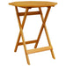Set Bistro Pliabil 3 pcs Maro Lemn Solid de Acacia - WALTI WALTI