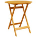 Set Bistro Pliabil 3 pcs Maro Lemn Solid de Acacia - WALTI WALTI