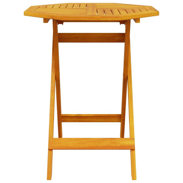 Set Bistro Pliabil 3 pcs Maro Lemn Solid de Acacia - WALTI WALTI