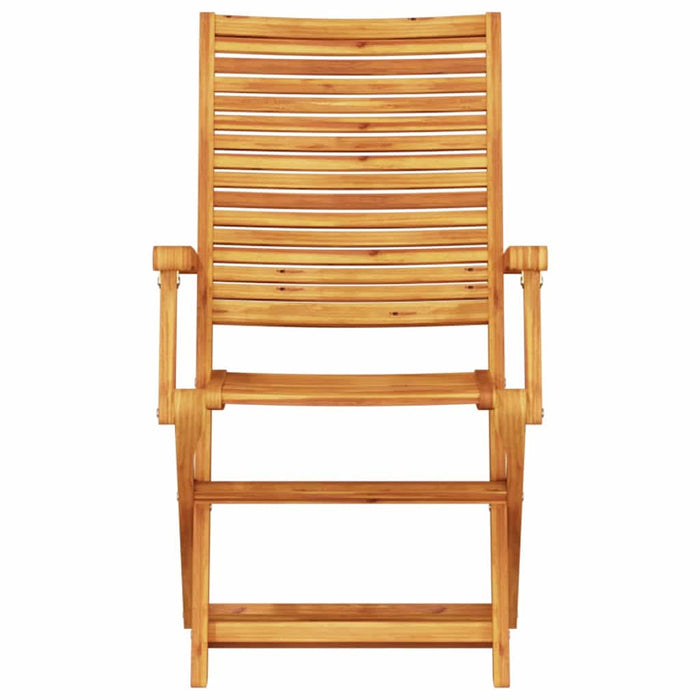 Set Bistro Pliabil 3 pcs Maro Lemn Solid de Acacia - WALTI WALTI