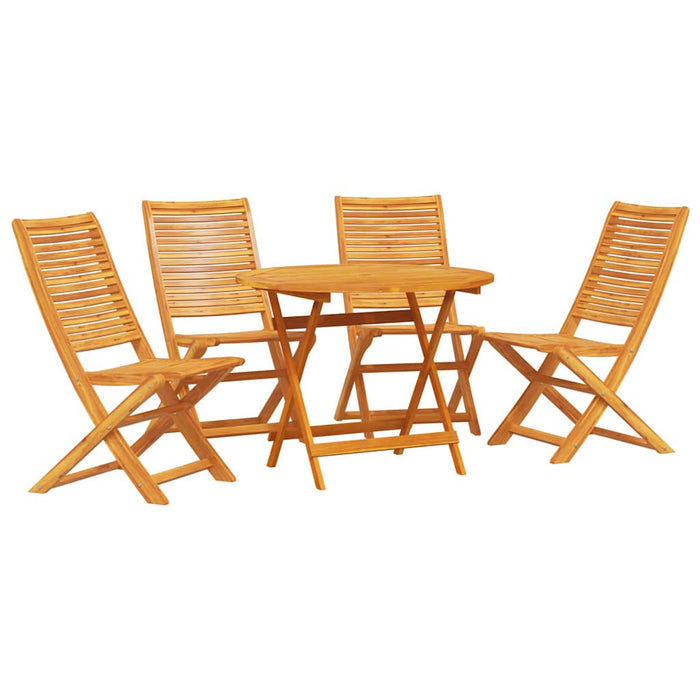 Set de masă pentru grădină 5 pcs Maro Lemn Solid de Acacia - WALTI WALTI