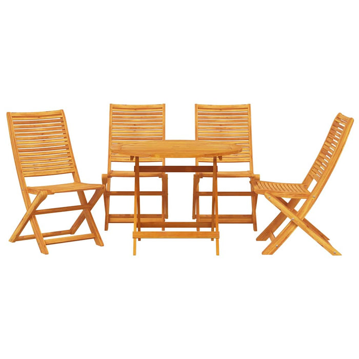 Set de masă pentru grădină 5 pcs Maro Lemn Solid de Acacia - WALTI WALTI