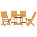 Set de masă pentru grădină 5 pcs Maro Lemn Solid de Acacia - WALTI WALTI