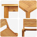 Set de masă pentru grădină 5 pcs Maro Lemn Solid de Acacia - WALTI WALTI