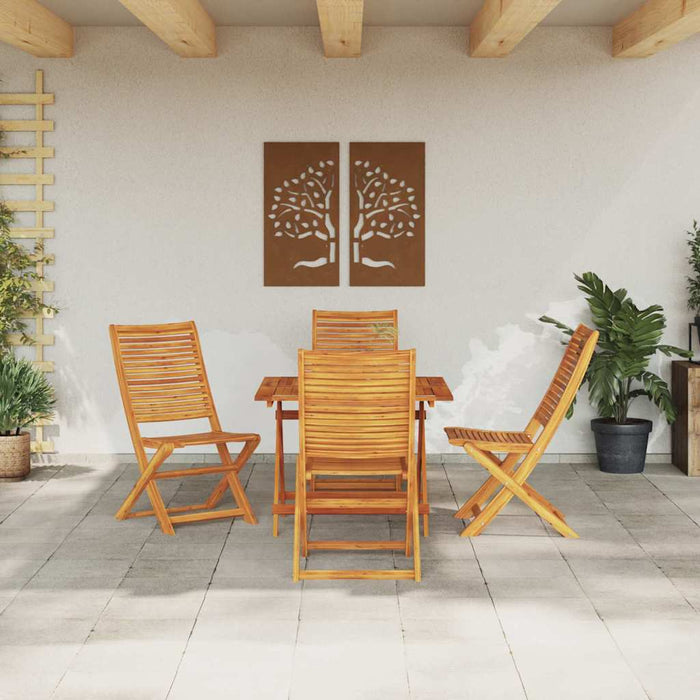 Set de masă pentru grădină 5 pcs Maro Lemn Solid de Acacia - WALTI WALTI