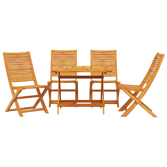 Set de masă pentru grădină 5 pcs Maro Lemn Solid de Acacia - WALTI WALTI