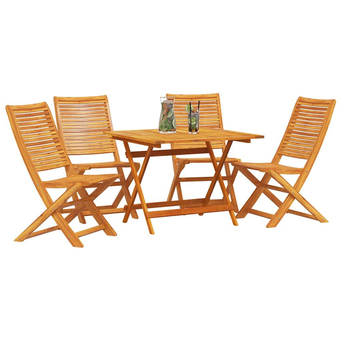 Set de masă pentru grădină 5 pcs Maro Lemn Solid de Acacia - WALTI WALTI