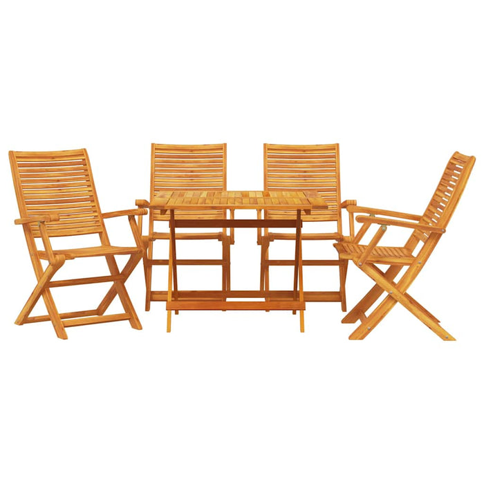 Set de masă pentru grădină 5 pcs Maro Lemn Solid de Acacia - WALTI WALTI