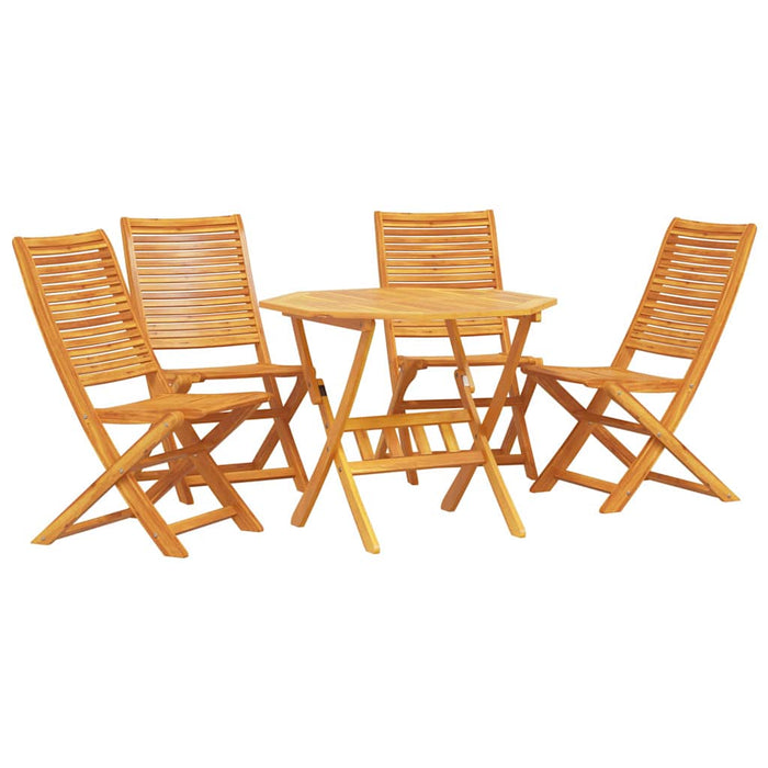 Set de masă pentru grădină 5 pcs Maro Lemn Solid de Acacia - WALTI WALTI