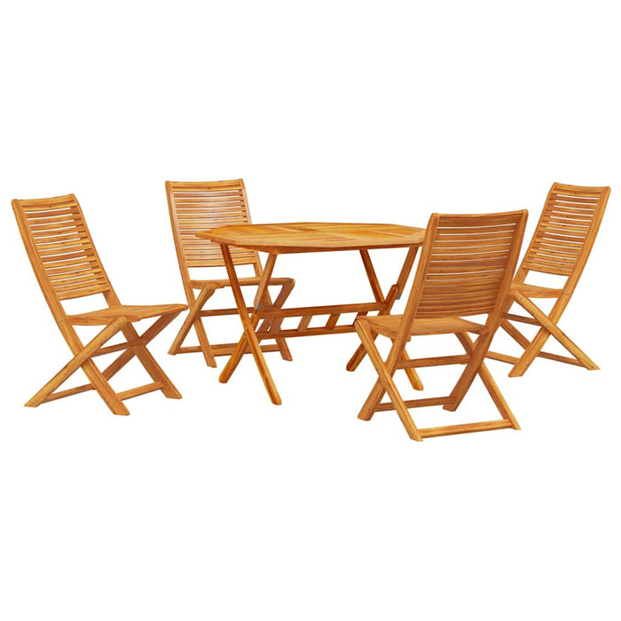 Set de masă pentru grădină 5 pcs Maro Lemn Solid de Acacia - WALTI WALTI