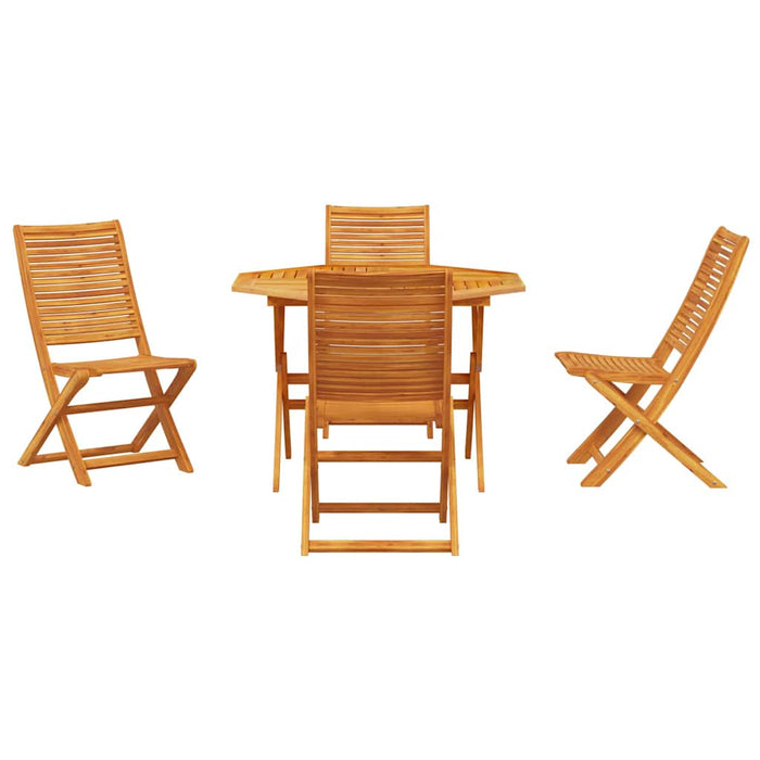 Set de masă pentru grădină 5 pcs Maro Lemn Solid de Acacia - WALTI WALTI