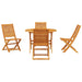 Set de masă pentru grădină 5 pcs Maro Lemn Solid de Acacia - WALTI WALTI