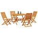 Set de masă pentru grădină 5 pcs Maro Lemn Solid de Acacia - WALTI WALTI