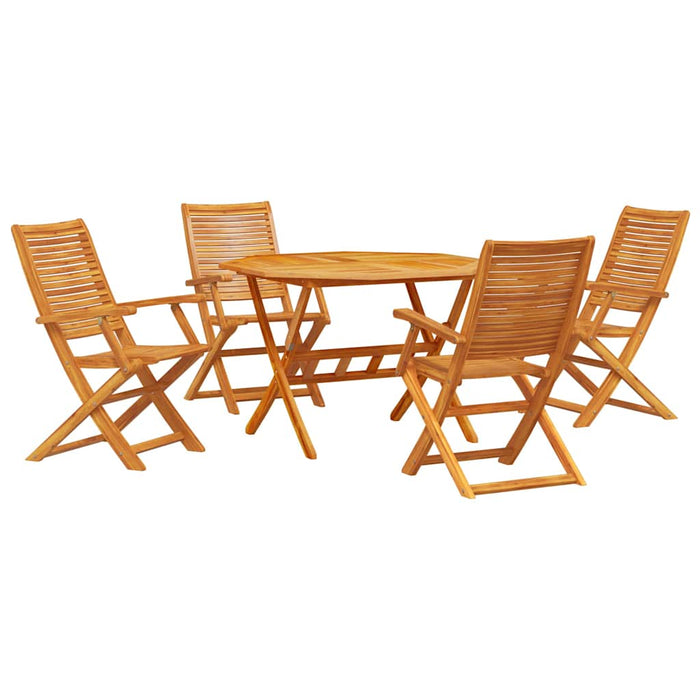 Set de masă pentru grădină 5 pcs Maro Lemn Solid de Acacia - WALTI WALTI