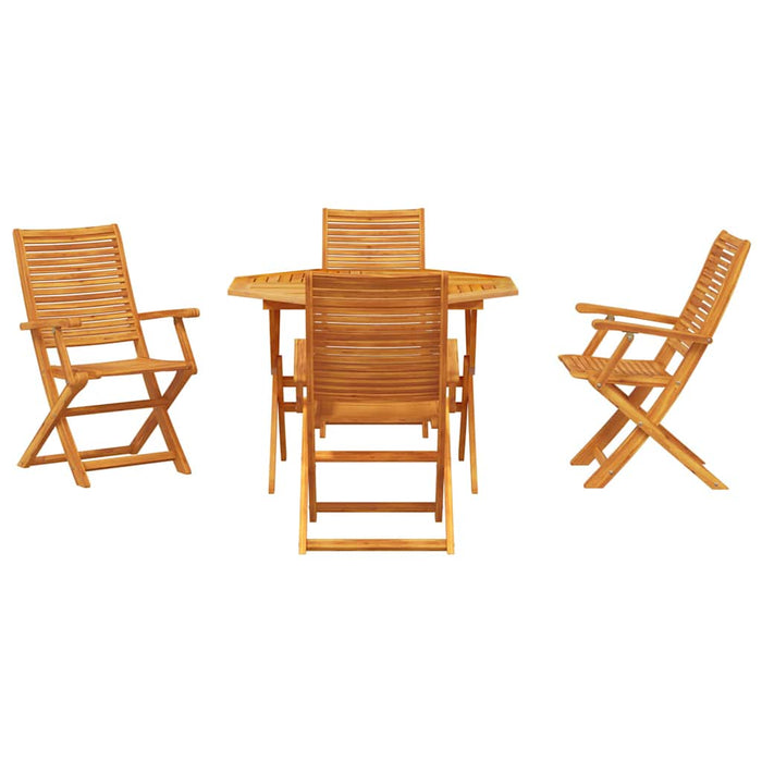 Set de masă pentru grădină 5 pcs Maro Lemn Solid de Acacia - WALTI WALTI