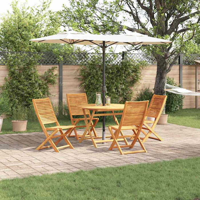 Set de masă pentru grădină 5 pcs Maro Lemn Solid de Acacia - WALTI WALTI