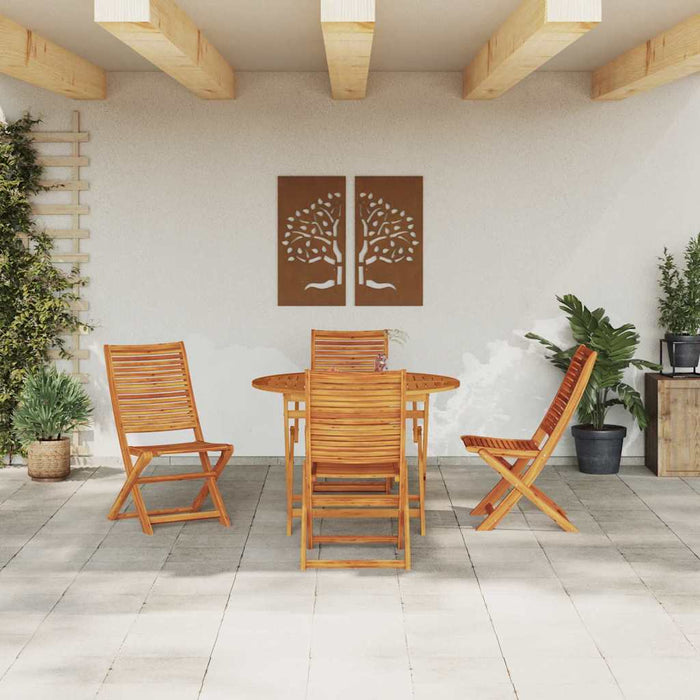 Set de masă pentru grădină 5 pcs Maro Lemn Solid de Acacia - WALTI WALTI