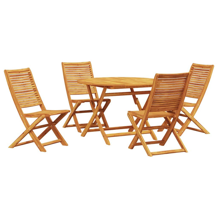 Set de masă pentru grădină 5 pcs Maro Lemn Solid de Acacia - WALTI WALTI