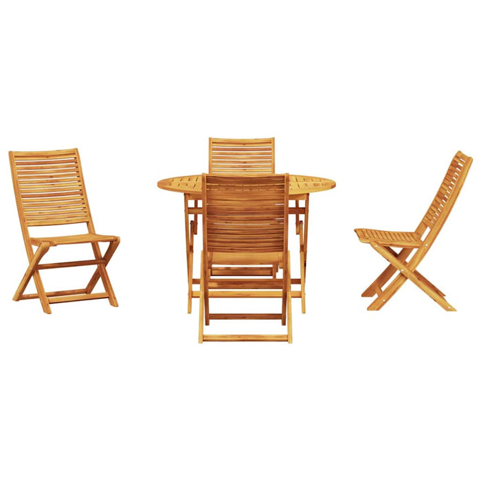Set de masă pentru grădină 5 pcs Maro Lemn Solid de Acacia - WALTI WALTI