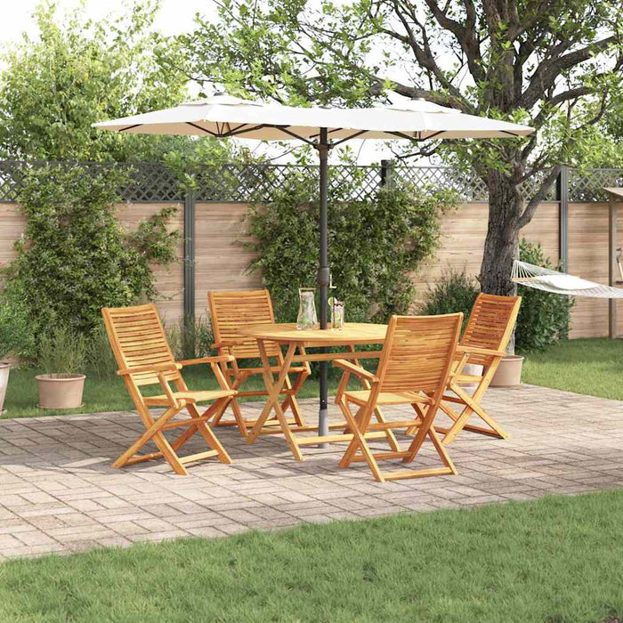 Set de masă pentru grădină 5 pcs Maro Lemn Solid de Acacia - WALTI WALTI
