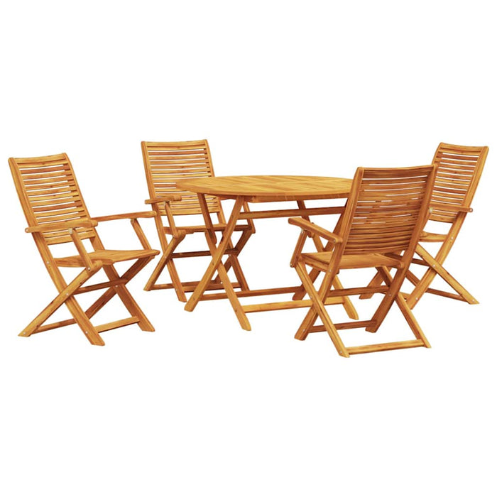 Set de masă pentru grădină 5 pcs Maro Lemn Solid de Acacia - WALTI WALTI