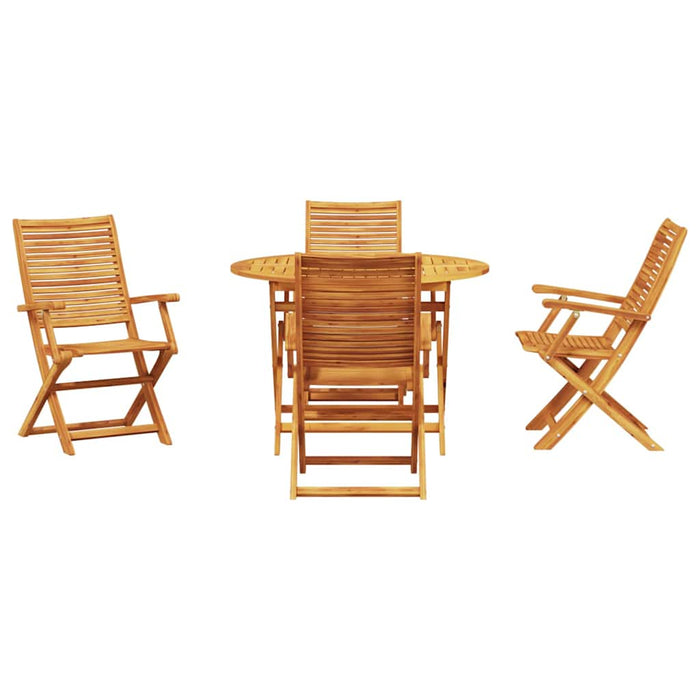 Set de masă pentru grădină 5 pcs Maro Lemn Solid de Acacia - WALTI WALTI