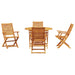 Set de masă pentru grădină 5 pcs Maro Lemn Solid de Acacia - WALTI WALTI