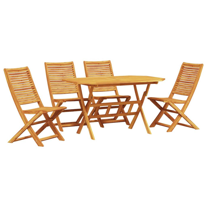 Set de masă pentru grădină 5 pcs Maro Lemn Solid de Acacia - WALTI WALTI