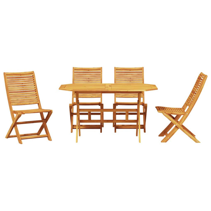 Set de masă pentru grădină 5 pcs Maro Lemn Solid de Acacia - WALTI WALTI