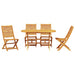 Set de masă pentru grădină 5 pcs Maro Lemn Solid de Acacia - WALTI WALTI