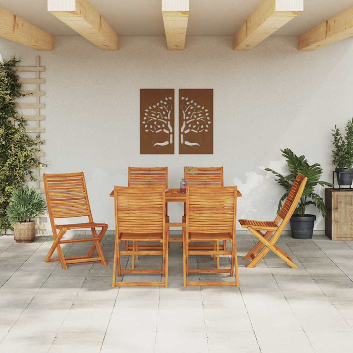 Set de masă pentru grădină 7 pcs Maro Lemn Solid de Acacia - WALTI WALTI