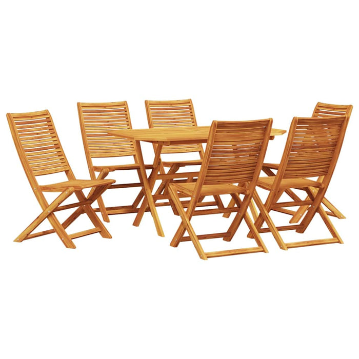 Set de masă pentru grădină 7 pcs Maro Lemn Solid de Acacia - WALTI WALTI