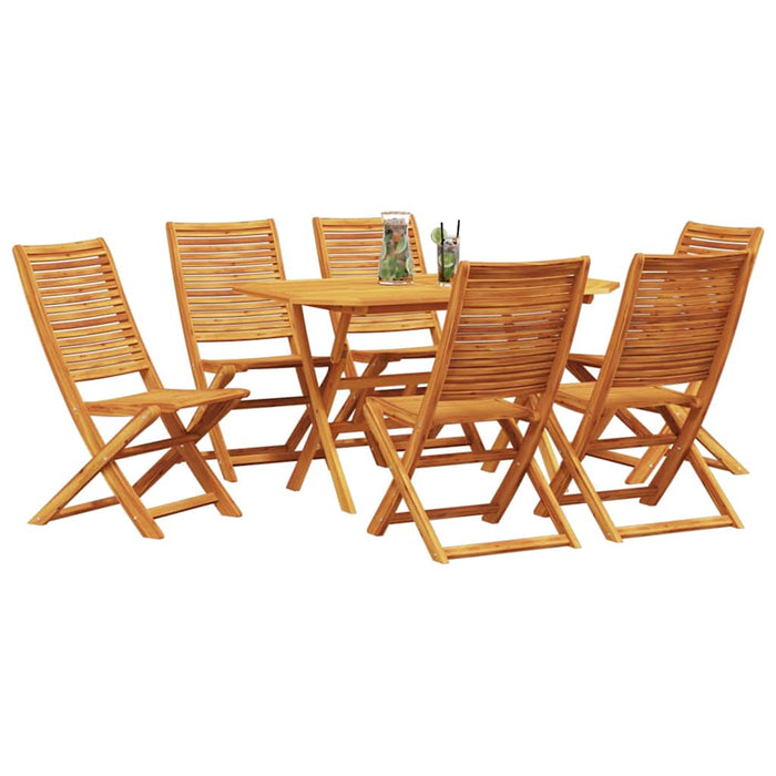 Set de masă pentru grădină 7 pcs Maro Lemn Solid de Acacia - WALTI WALTI