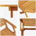 Set de masă pentru grădină 7 pcs Maro Lemn Solid de Acacia - WALTI WALTI