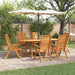 Set de masă pentru grădină 7 pcs Maro Lemn Solid de Acacia - WALTI WALTI