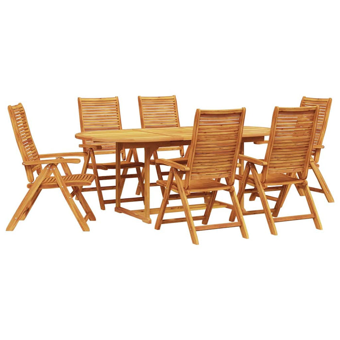Set de masă pentru grădină 7 pcs Maro Lemn Solid de Acacia - WALTI WALTI